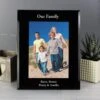 Personalised Portrait Black Glass Photo Frame -Chic Household Items 30880886