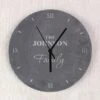 Personalised Family Slate Wall Clock -Chic Household Items 30880897