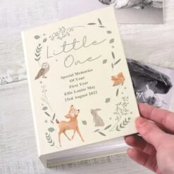 Personalised Woodland Animals Photo Album With Sleeves