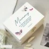 Personalised Butterfly White Storage Box
