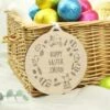 Personalised Happy Easter Wooden Decoration -Chic Household Items 30900011