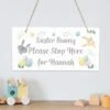 Personalised Easter Springtime Wooden Sign -Chic Household Items 30900013