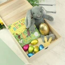 Personalised Easter Bunny Wooden Treat Box -Chic Household Items 30900017 alt02