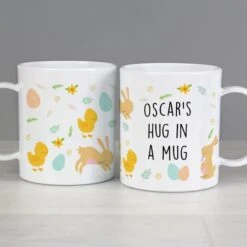 Personalised Easter Bunny Plastic Mug