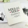 Personalised Mrs And Mrs Traditional Photo Album -Chic Household Items 30908327