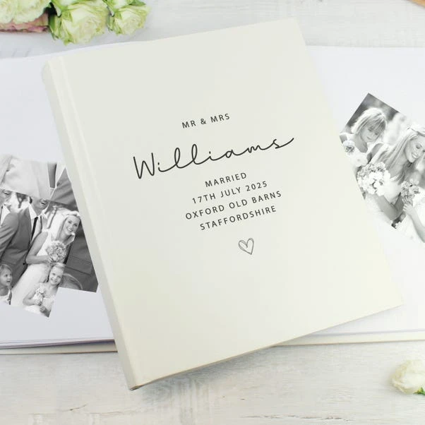 Personalised Traditional Photo Album 3 Personalised Traditional Photo Album