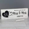 Personalised Rustic Chalk Countdown Wooden Block Sign -Chic Household Items 30908352