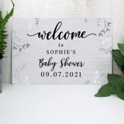 Personalised Wedding Welcome Metal Sign -Chic Household Items 30908358 alt04