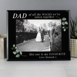 Personalised Of All The Walks Glass Wedding Frame -Chic Household Items 30908367 alt02
