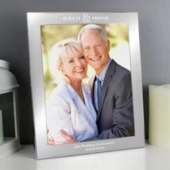 Personalised Always And Forever Silver Photo Frame -Chic Household Items 30908369 alt02