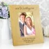Personalised Our Wedding Day Oak Finish Photo Frame -Chic Household Items 30908371