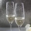Personalised Hand Cut Little Hearts Pair Of Flutes With Gift Box -Chic Household Items 30908406