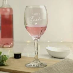 Personalised Bride Wine Glass -Chic Household Items 30908409 alt02