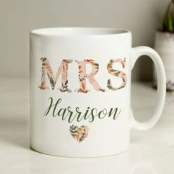 Personalised Mrs Autumnal Mug -Chic Household Items 30908425 alt02