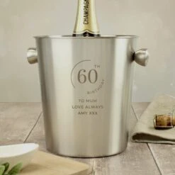 Personalised Date Stainless Steel Ice Bucket -Chic Household Items 30908436 alt03