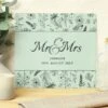 Personalised Mr And Mrs Botanical Glass Worktop Saver -Chic Household Items 30908445