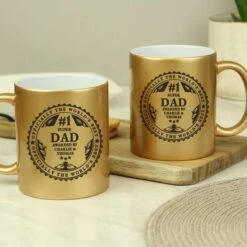 Personalised World's Best Gold Mug