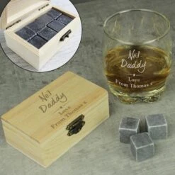 Personalised No.1 Cooling Stones And Glass Set -Chic Household Items 30913865 alt05