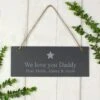 Personalised Star Motif Hanging Slate Plaque -Chic Household Items 30913869