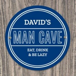 Personalised Man Cave Heritage Plaque -Chic Household Items 30913875 alt02
