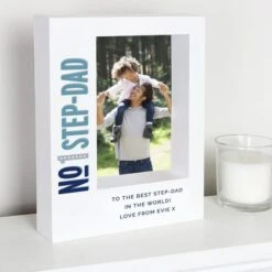 Personalised No.1 Daddy Box Photo Frame -Chic Household Items 30913888 alt01
