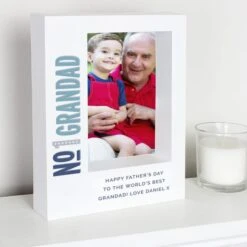 Personalised No.1 Daddy Box Photo Frame -Chic Household Items 30913888 alt02