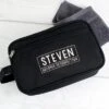 Personalised Free Text Black Toiletry Bag -Chic Household Items 30913913