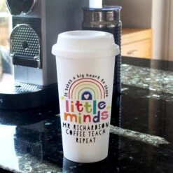 Personalised Shape Little Minds Travel Mug -Chic Household Items 30913917 alt02