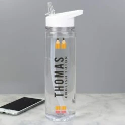 Personalised Teacher Water Bottle -Chic Household Items 30913924 alt01