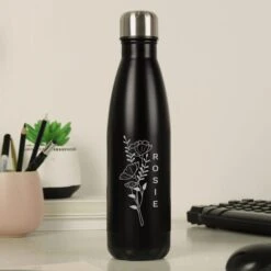 Personalised Floral Metal Insulated Drinks Bottle 18 Personalised Floral Metal Insulated Drinks Bottle -Chic Household Items 30930016 alt01