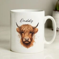 Personalised Male Highland Cow Mug -Chic Household Items 30961283 alt01