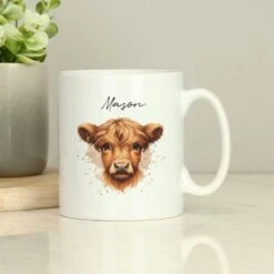 Personalised Boy Highland Cow Mug -Chic Household Items 30961284 alt03