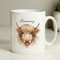 Personalised Female Highland Cow Mug -Chic Household Items 30961285 alt01