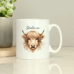 Personalised Female Highland Cow Mug -Chic Household Items 30961285 alt03