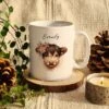 Personalised Girl Highland Cow Mug -Chic Household Items 30961286