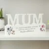 Personalised Wild Flowers Mum Ornament -Chic Household Items 30985065