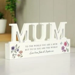 Personalised Wild Flowers Mum Ornament -Chic Household Items 30985065 alt03