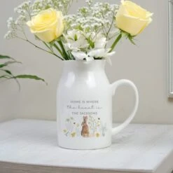 Personalised Spring Bunny Jug Vase -Chic Household Items 30985075 alt03
