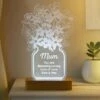 Personalised Flower Vase LED Light Lamp -Chic Household Items 30985085