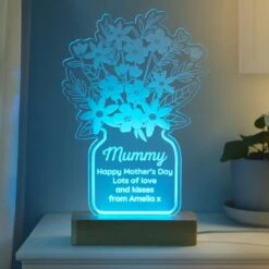 Personalised Flower Vase LED Light Lamp -Chic Household Items 30985085 alt02