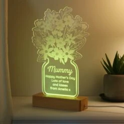 Personalised Flower Vase LED Light Lamp -Chic Household Items 30985085 alt04