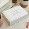 Personalised White Wooden Jewellery Box -Chic Household Items 30985087