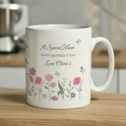 Personalised Wild Flowers Ceramic Mug -Chic Household Items 30985092 alt02